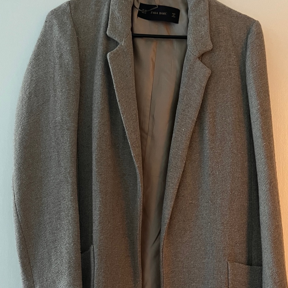 Zara Basic Taupe Blazer